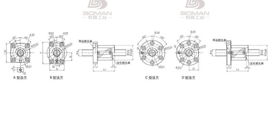 KURODA GR2525DS-BALR 黑田丝杆替换尺寸图解视频
