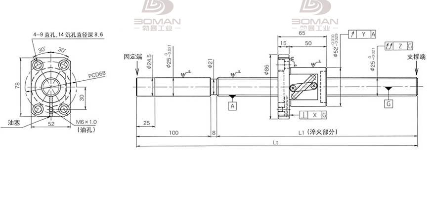 KURODA GG2510DS-BALR-2220A 黑田精工丝杆哪里能买到