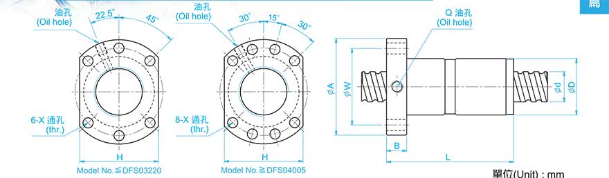 TBI DFS02508-4.8 tbi丝杆材料