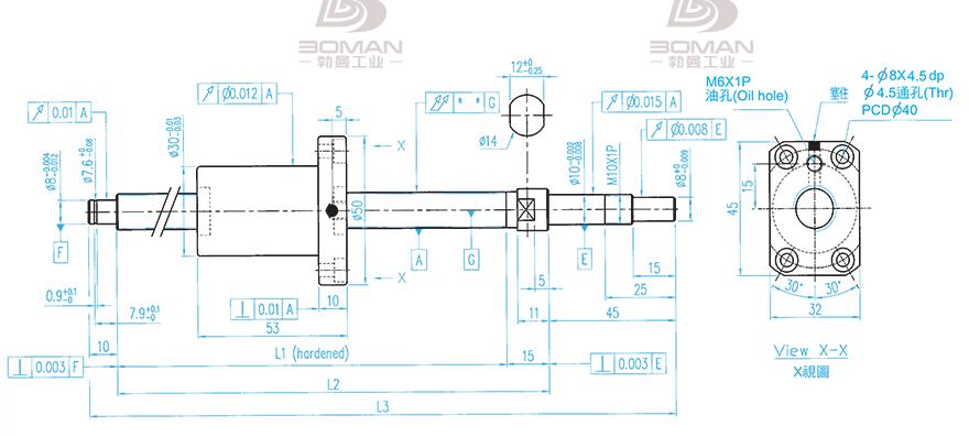 TBI XSVR01210B1DGC5-580-P1 tbi丝杆预压等级含义