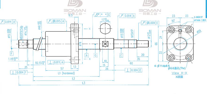 TBI XSVR02010B1DGC5-899-P1 tbi丝杆型号OF 与DFU的区别
